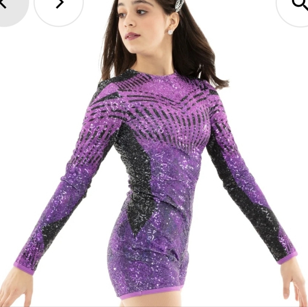 Alexandra Just For Kix Biketard Jazz Dance Costume Y14